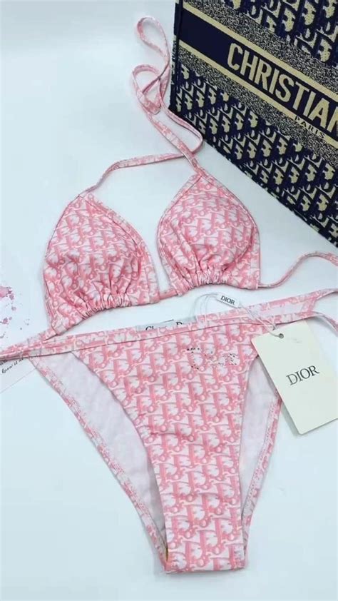 dior pink design|pink Dior bikini.